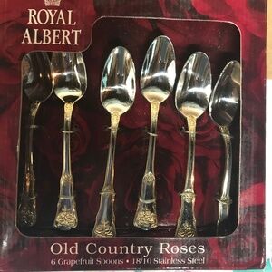 Old Country Rose Grapefruit Spoons